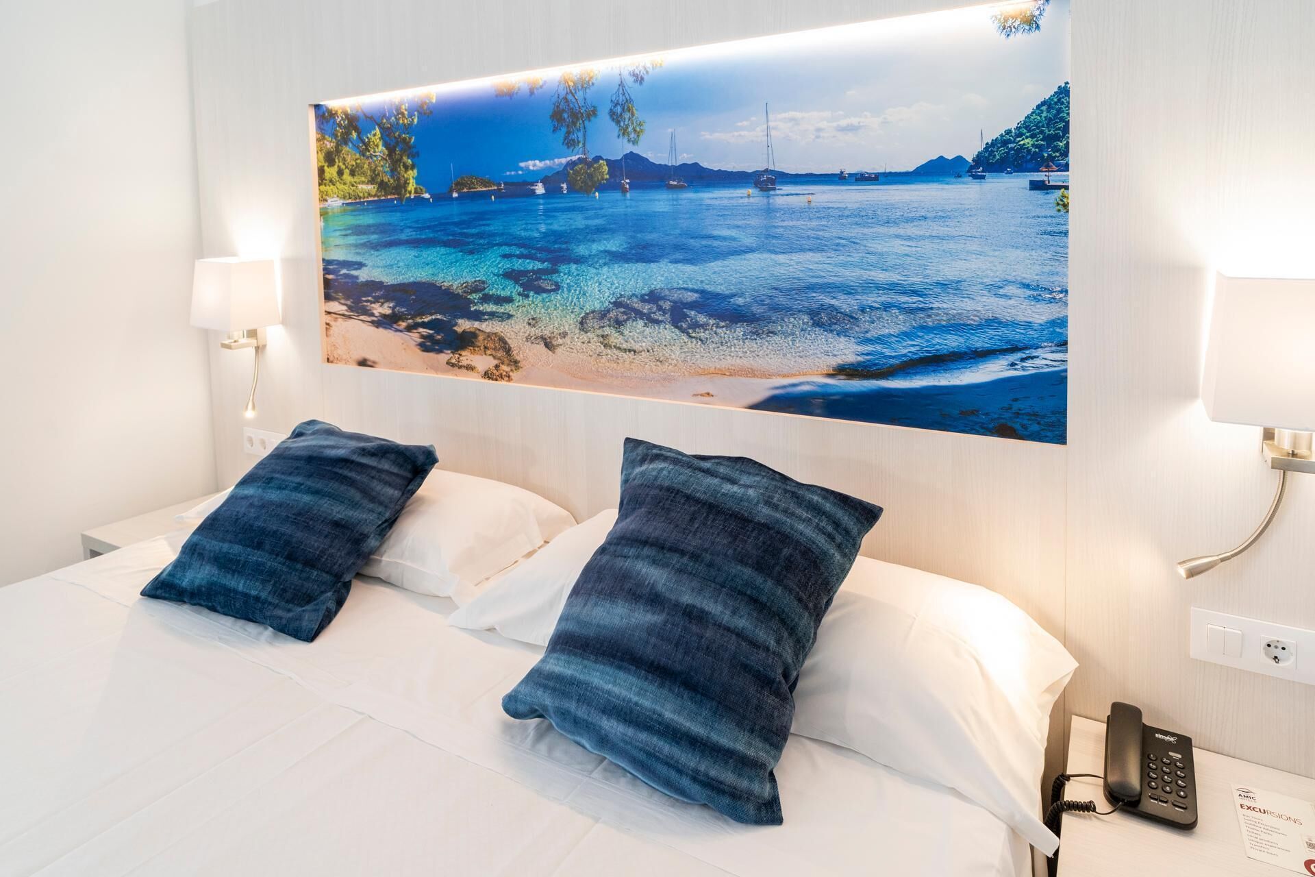 Individually furnished, desk, blackout drapes, cribs/infant beds