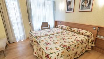 Desk, blackout drapes, free WiFi, bed sheets