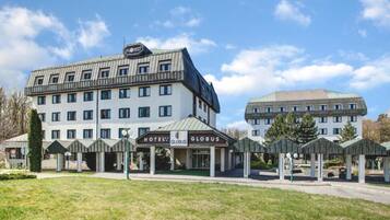 Overnatningsstedets facade