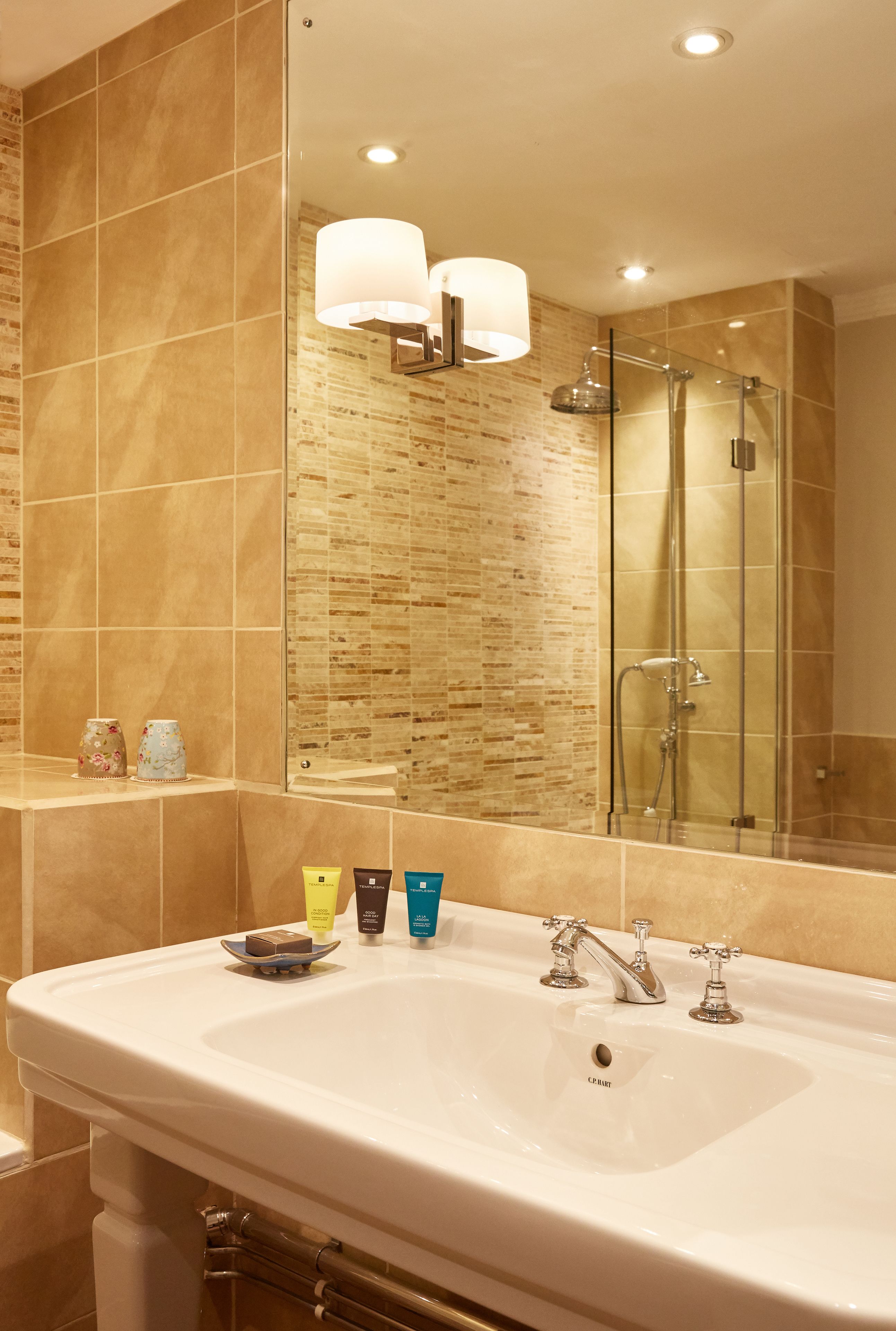 free toiletries, bathrobes, slippers, towels