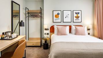 1 bedroom, hypo-allergenic bedding, in-room safe, individually decorated