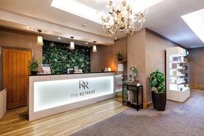 Body treatments, aromatherapy, hot stone massages, prenatal massages