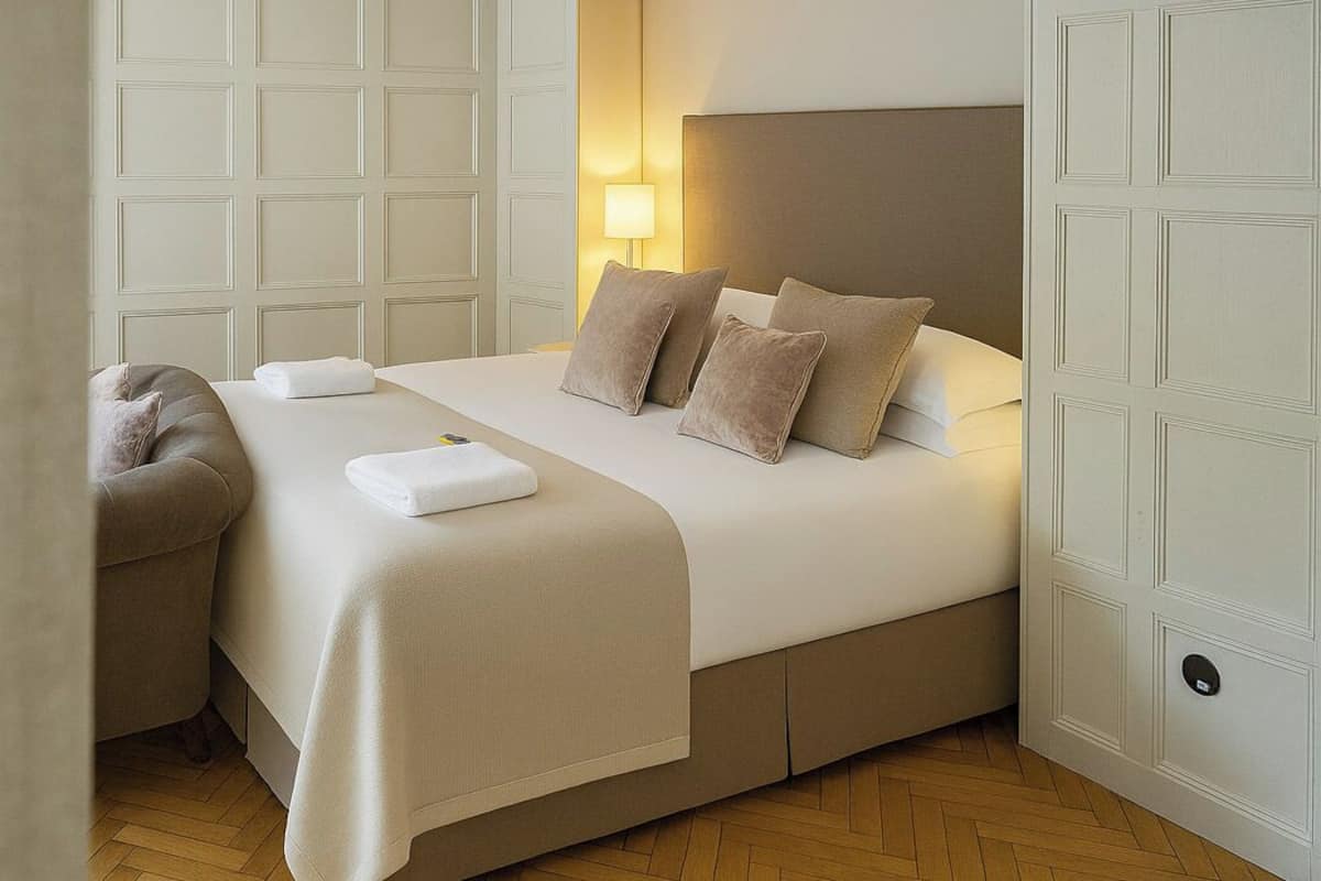 Kahden hengen deluxe-huone | 1 makuuhuone, allergiatestatut vuodevaatteet, tallelokero huoneessa