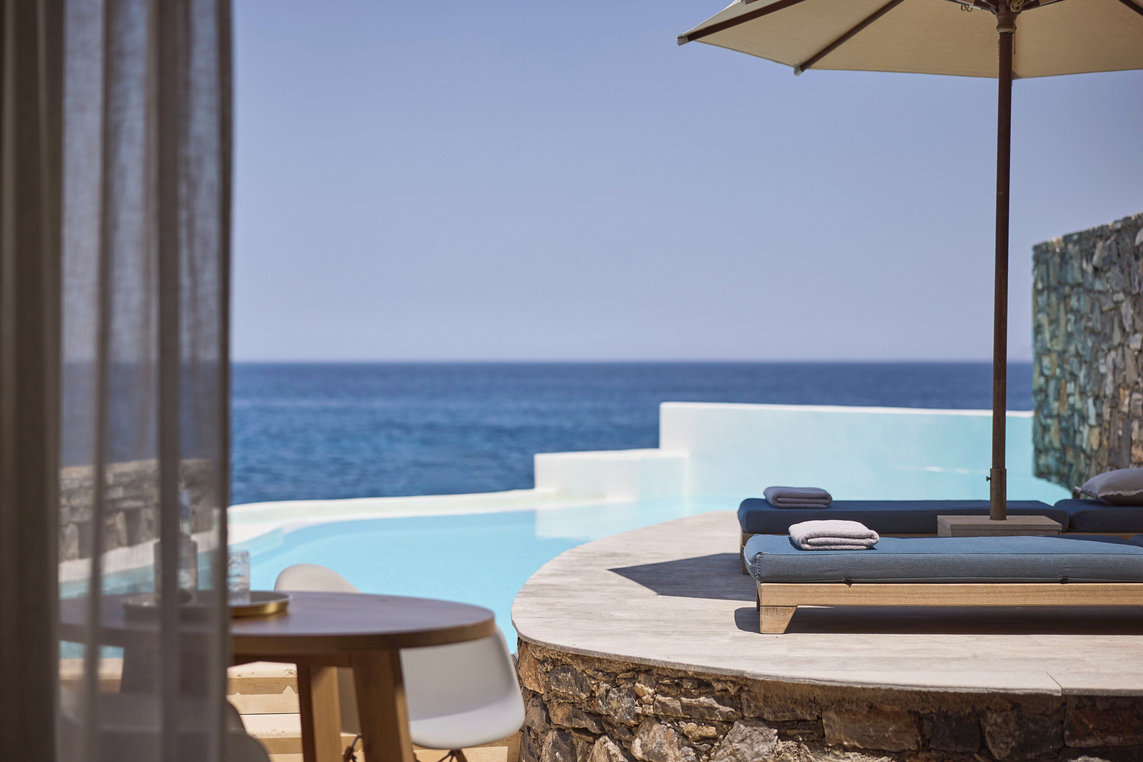 Club Studio Private Pool Seafront | Vista dalla camera