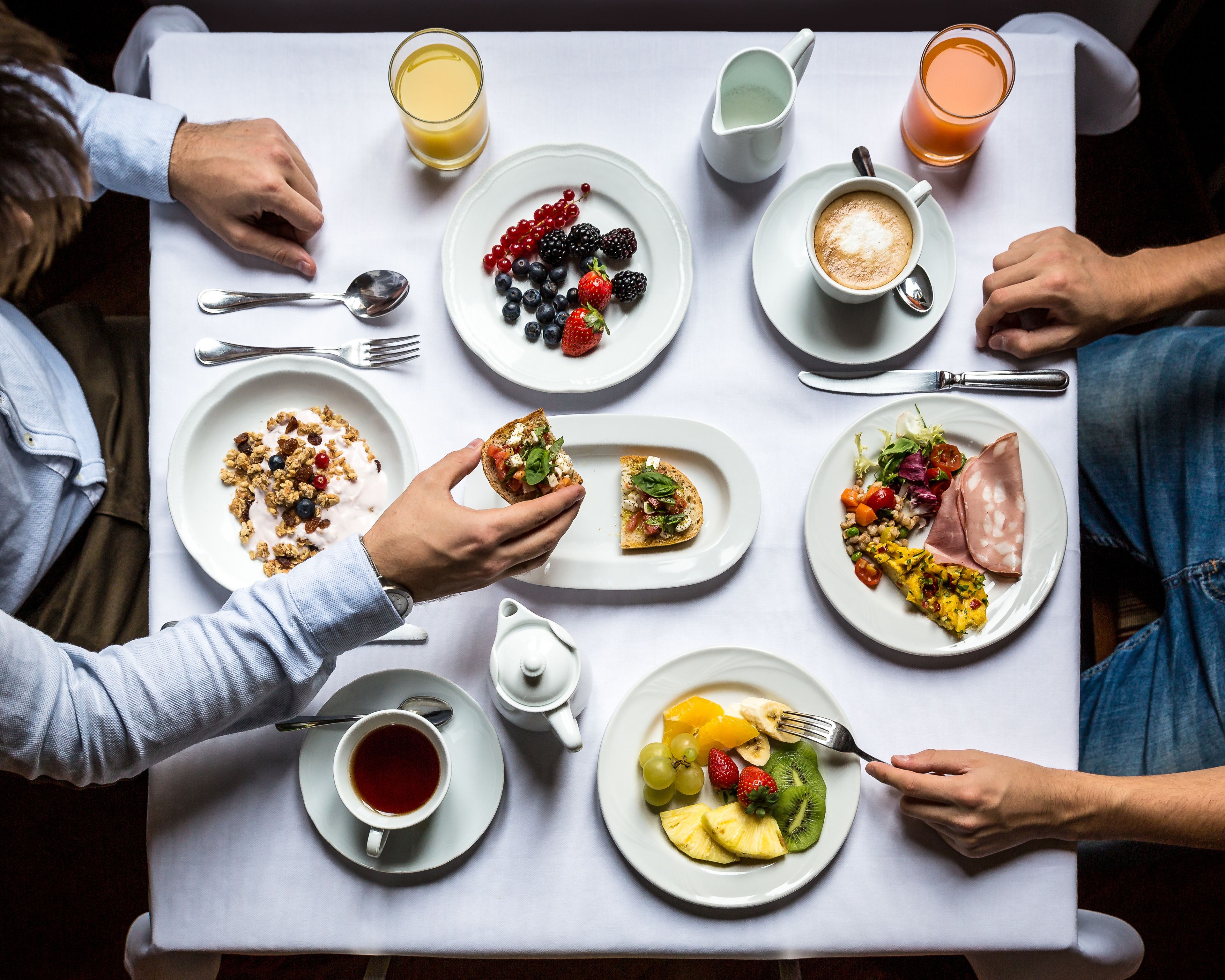 daily buffet breakfast (eur 18.95 per person)