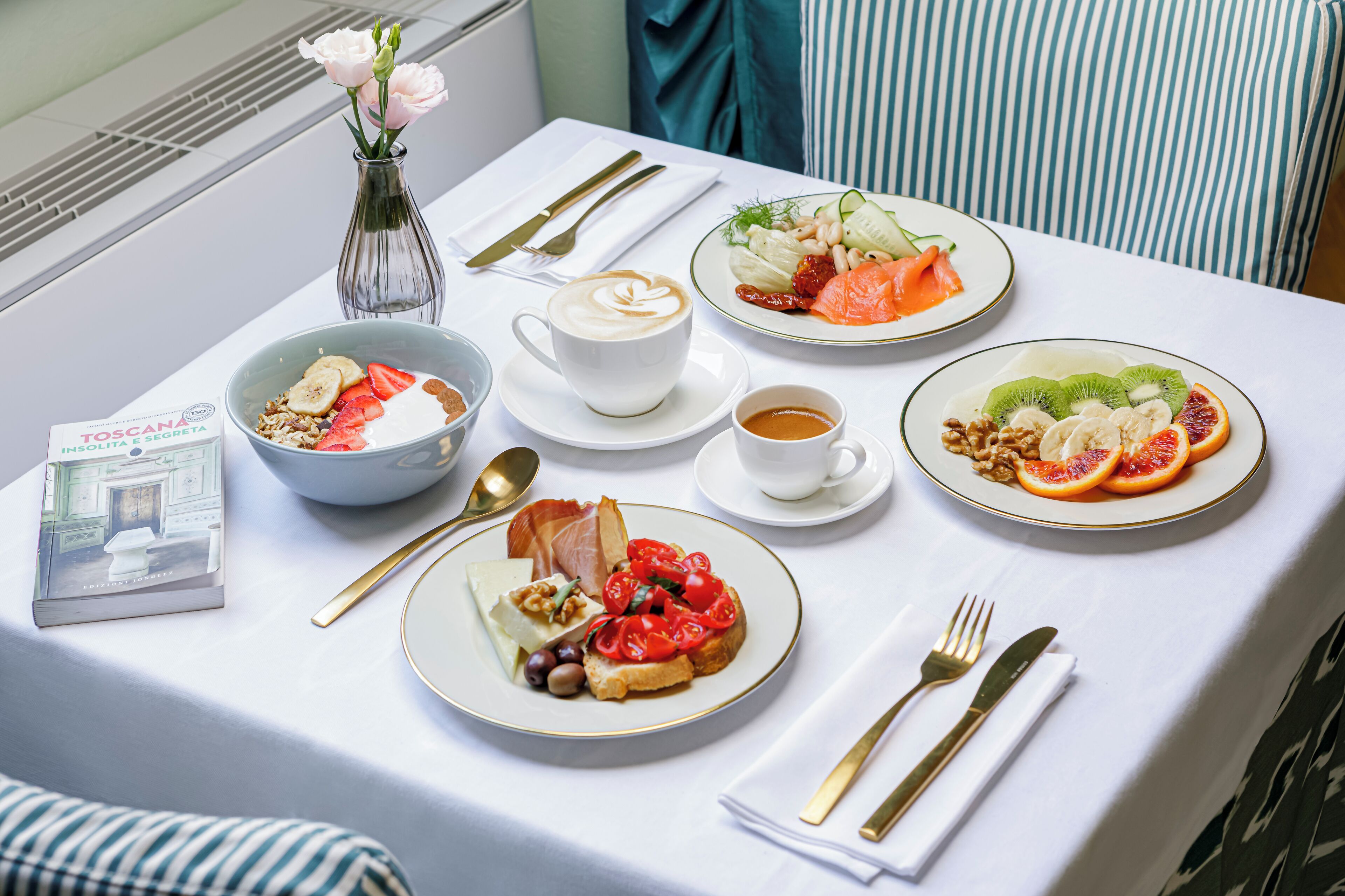 daily buffet breakfast (eur 18.95 per person)