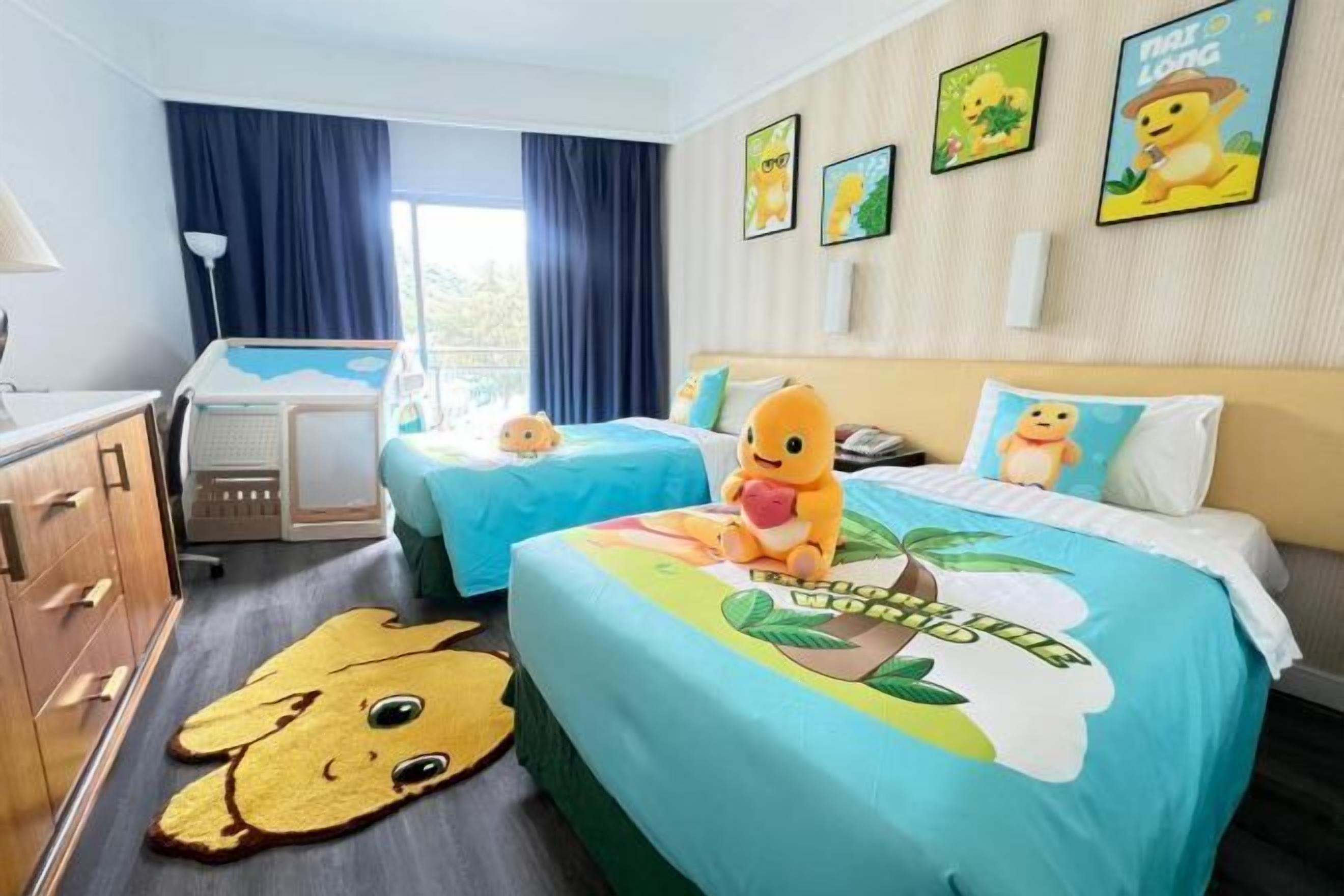 In-room safe, desk, iron/ironing board, free cribs/infant beds