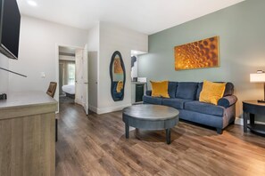 Suite, 1 King Bed with Sofa bed, Non Smoking | Down comforters, desk, laptop workspace, iron/ironing board - University Park Inn & Suites, an Ascend Collection Hotel (Davis)