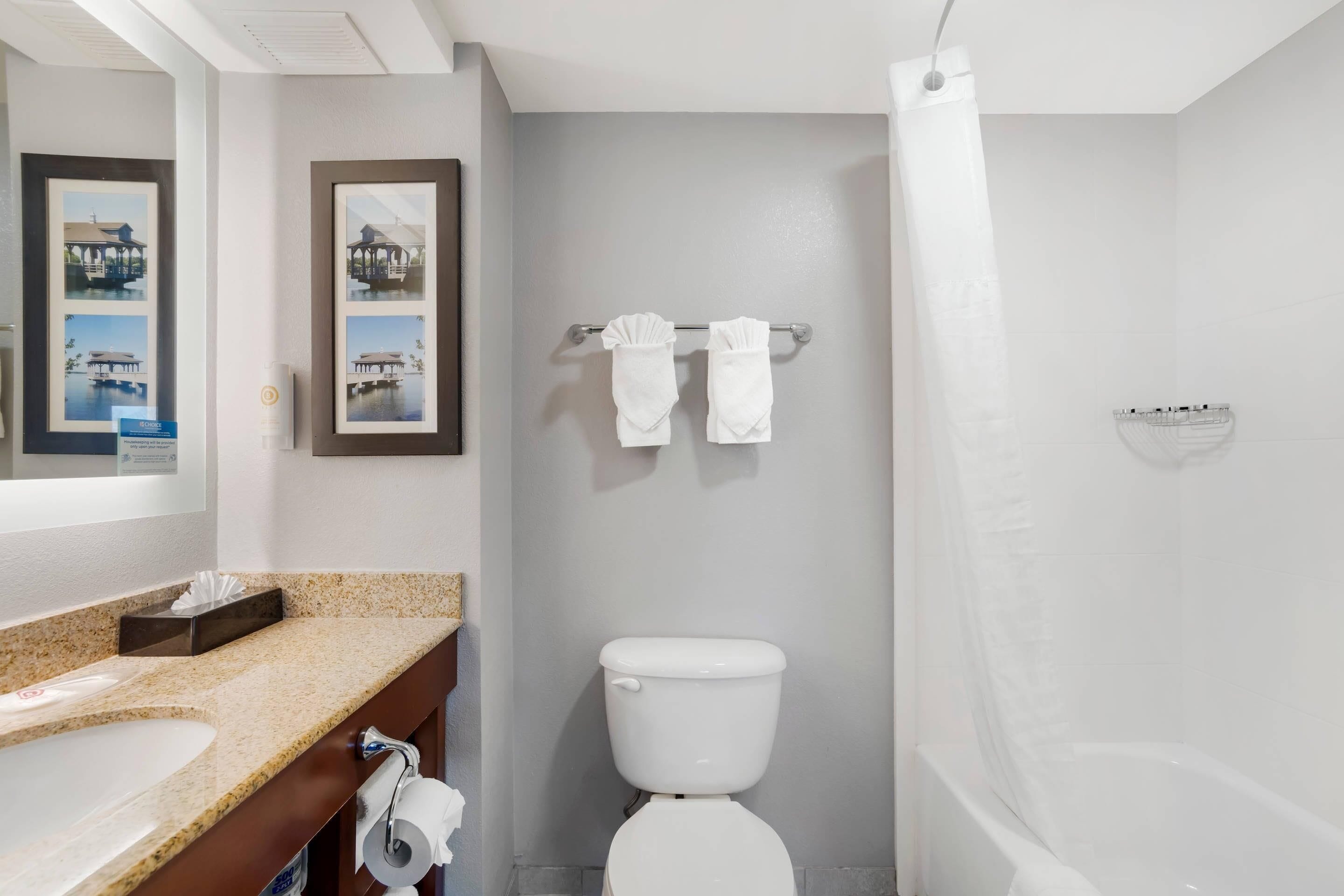 suite, non smoking (2 king beds) | bathroom | free toiletries, hair dryer, towels, soap