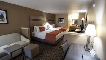 Studio Suite, 2 Queen Beds, Non Smoking | Hypo-allergenic bedding, blackout curtains, iron/ironing board