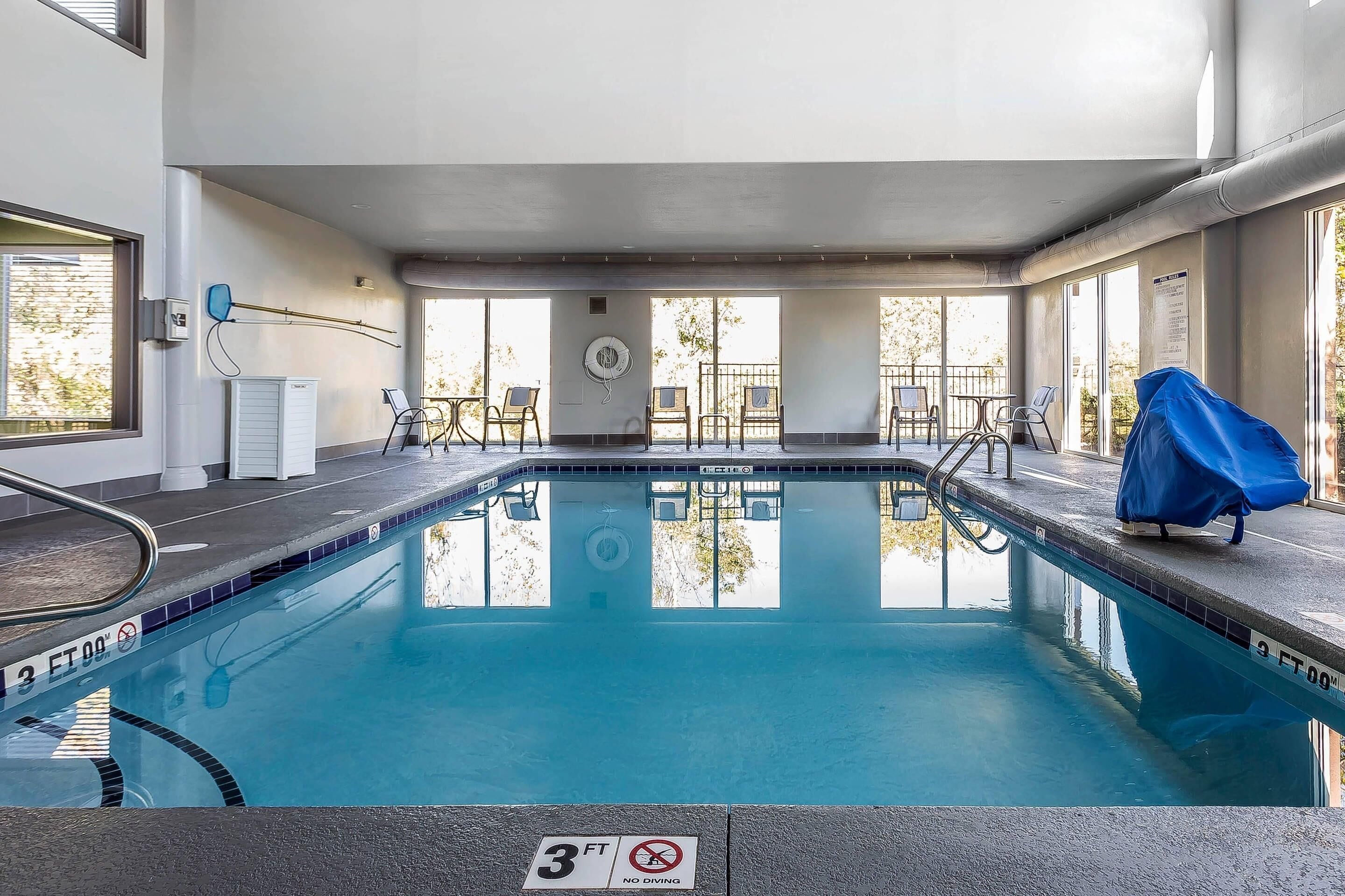 Una piscina techada