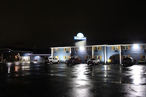 Front of property – evening/night