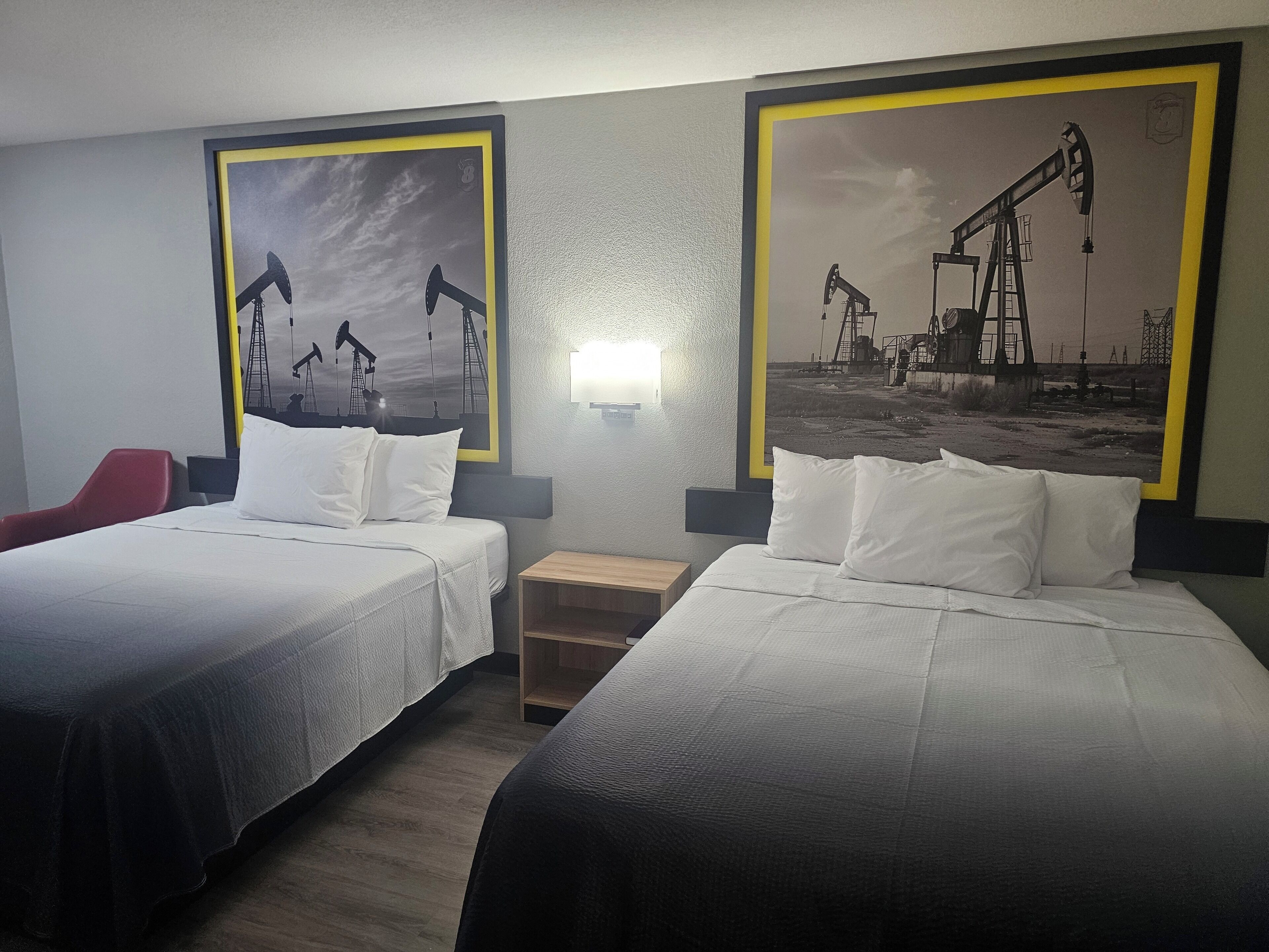 Rom, 2 queensize-senger, ikke-røyk | Blendingsgardiner, strykejern/-brett, wi-fi (inkludert) og sengetøy