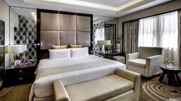 1 Schlafzimmer, hochwertige Bettwaren, Pillowtop-Betten, Minibar