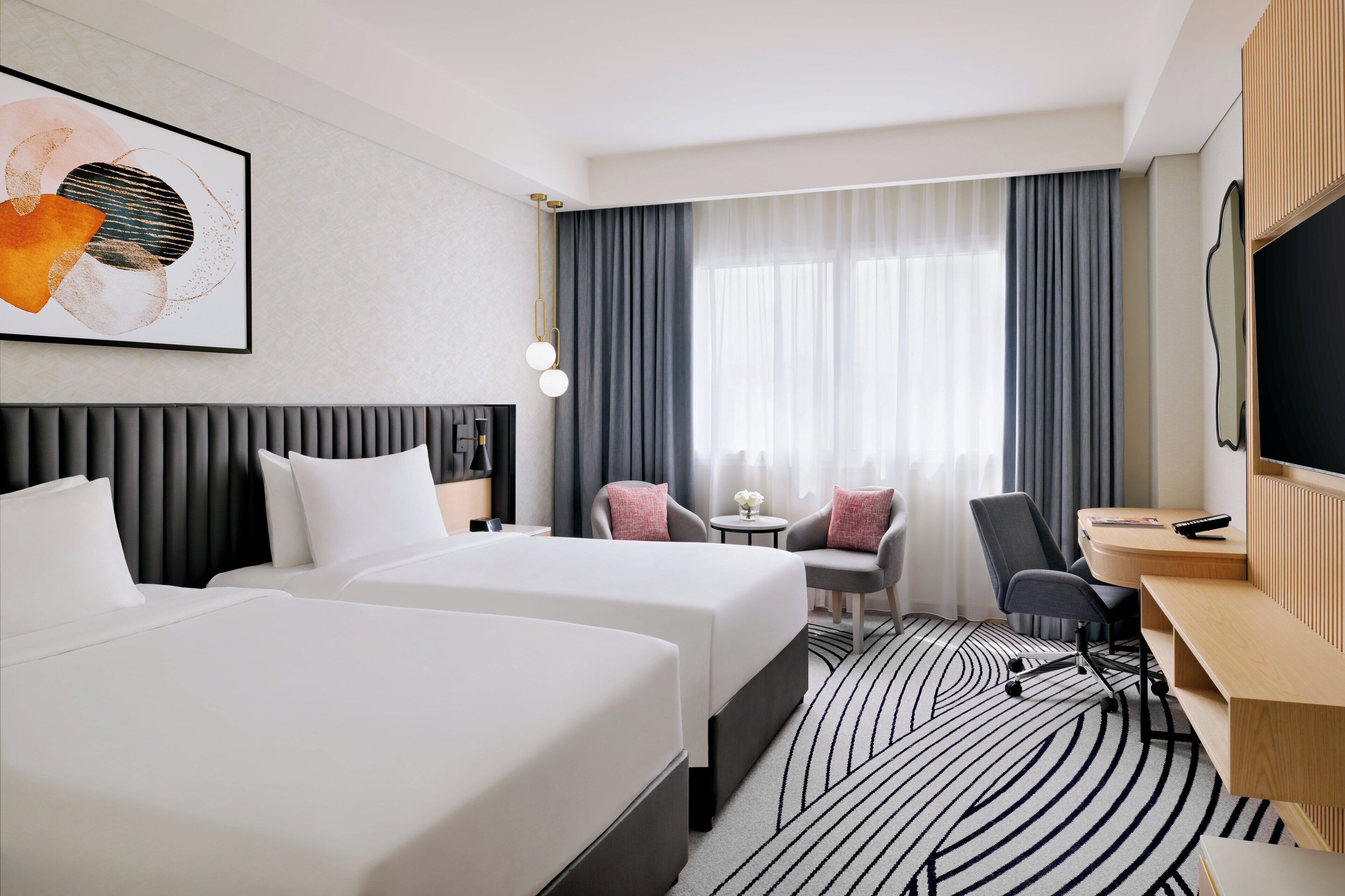 Hochwertige Bettwaren, Pillowtop-Betten, Minibar, Zimmersafe