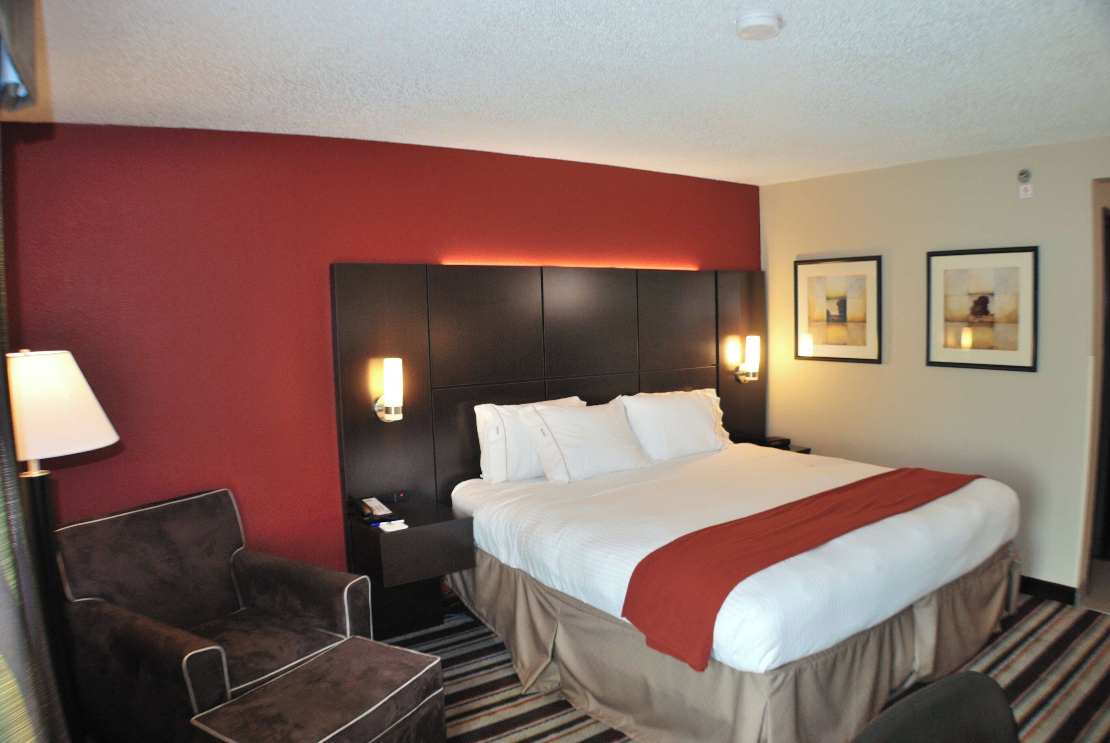 Premium bedding, memory-foam beds, in-room safe, desk