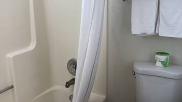 Hair dryer, towels