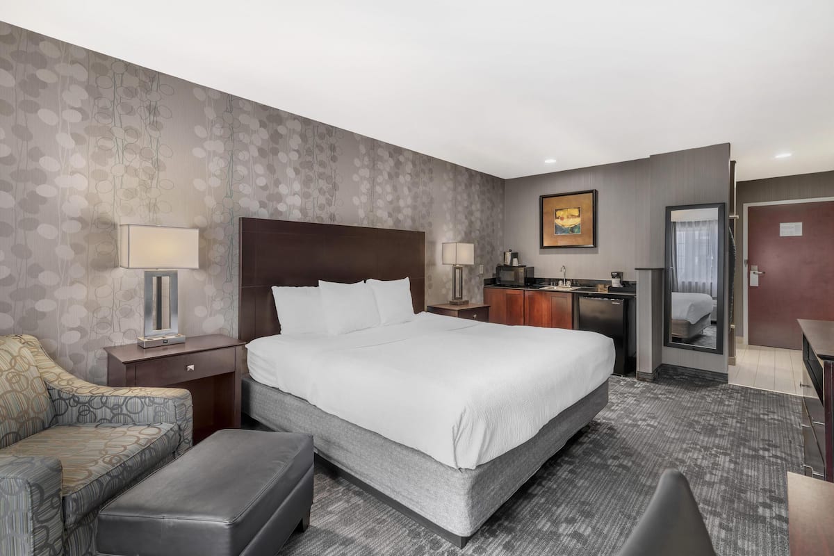 Standard Room, 1 King Bed, Non Smoking, Refrigerator & Microwave | In-room safe, blackout curtains, iron/ironing board, free WiFi