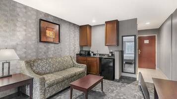 In-room safe, blackout curtains, iron/ironing board