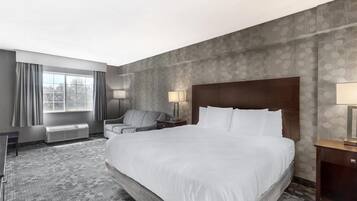 In-room safe, blackout curtains, iron/ironing board