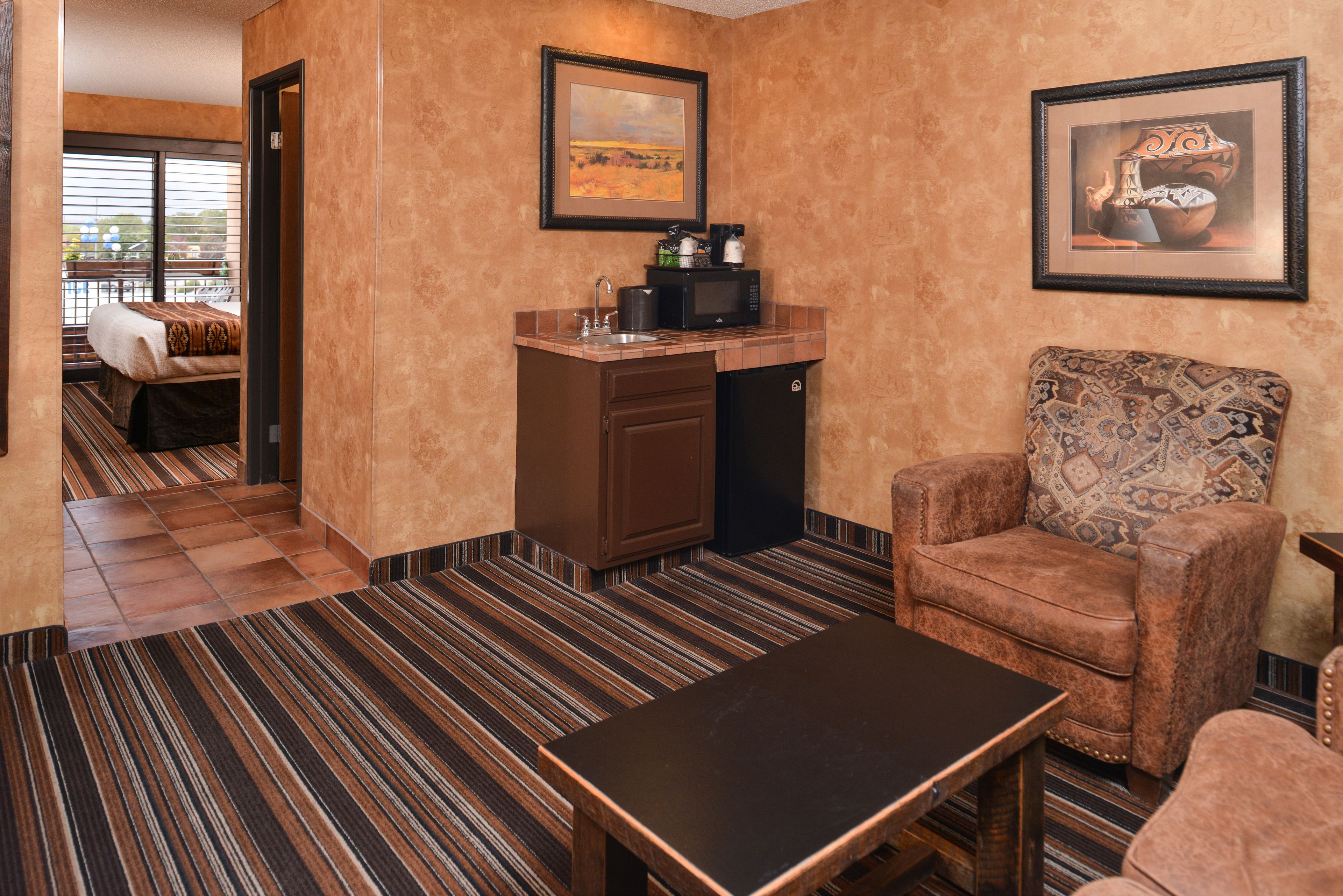 suite, 1 king bed with sofa bed, non smoking, balcony (with sofabed) | 1 bedroom, desk, laptop workspace, blackout curtains