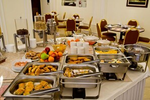 Daily buffet breakfast (EUR 8 per person)