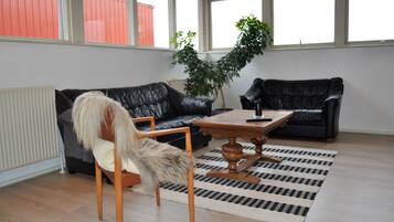 Siddeområde i lobbyen