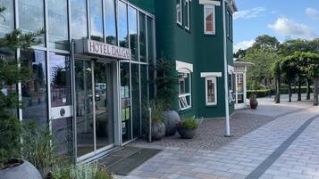 Overnatningsstedets facade