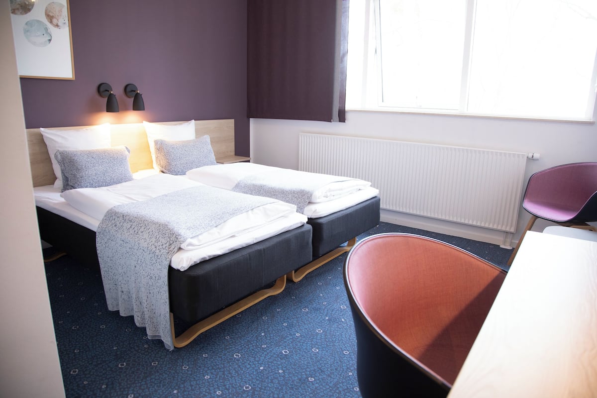 Minibar, desk, blackout curtains, cots/infant beds