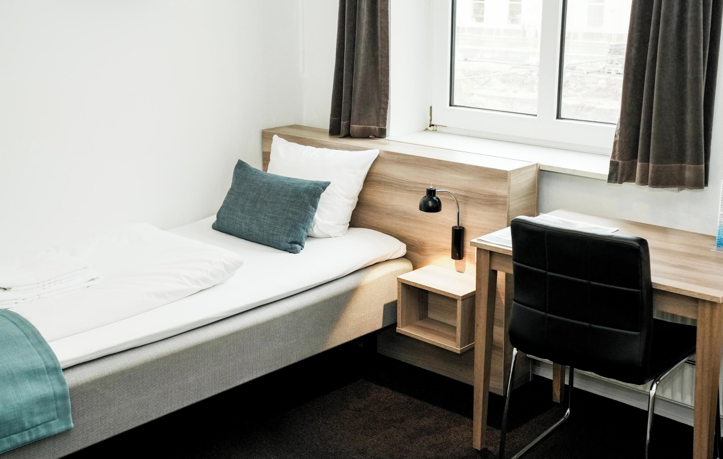 standard single room | desk, blackout curtains, iron/ironing board, free wifi