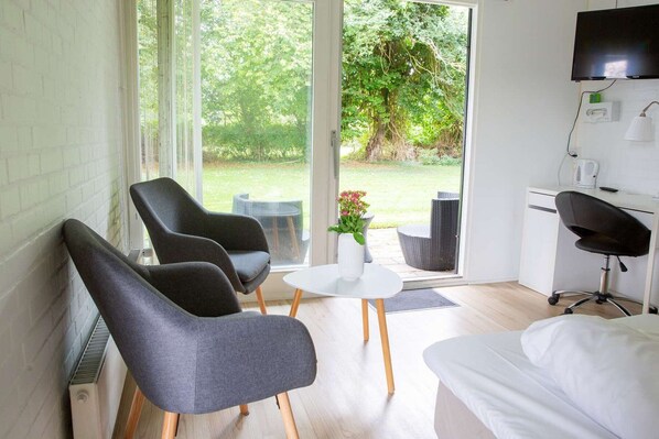 In-room safe, desk, iron/ironing board, cots/infant beds