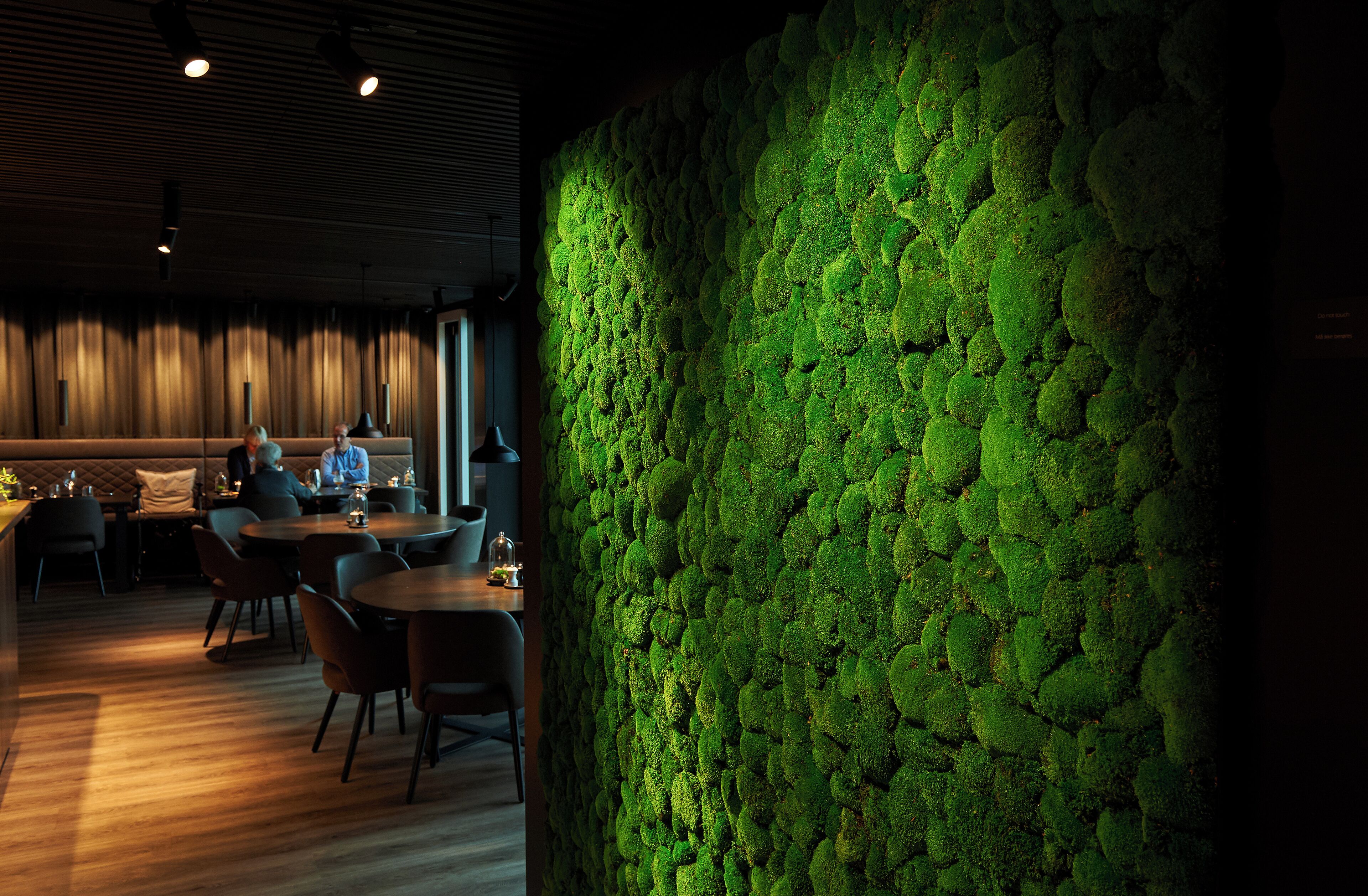 Frokost, lunsj og middag serveres, internasjonale retter 