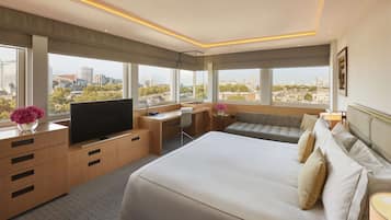 Premium bedding, minibar, in-room safe, desk