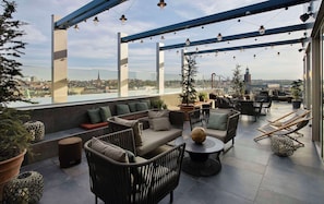 Terrasse sur le toit