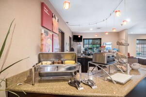 Free daily on-the-go breakfast