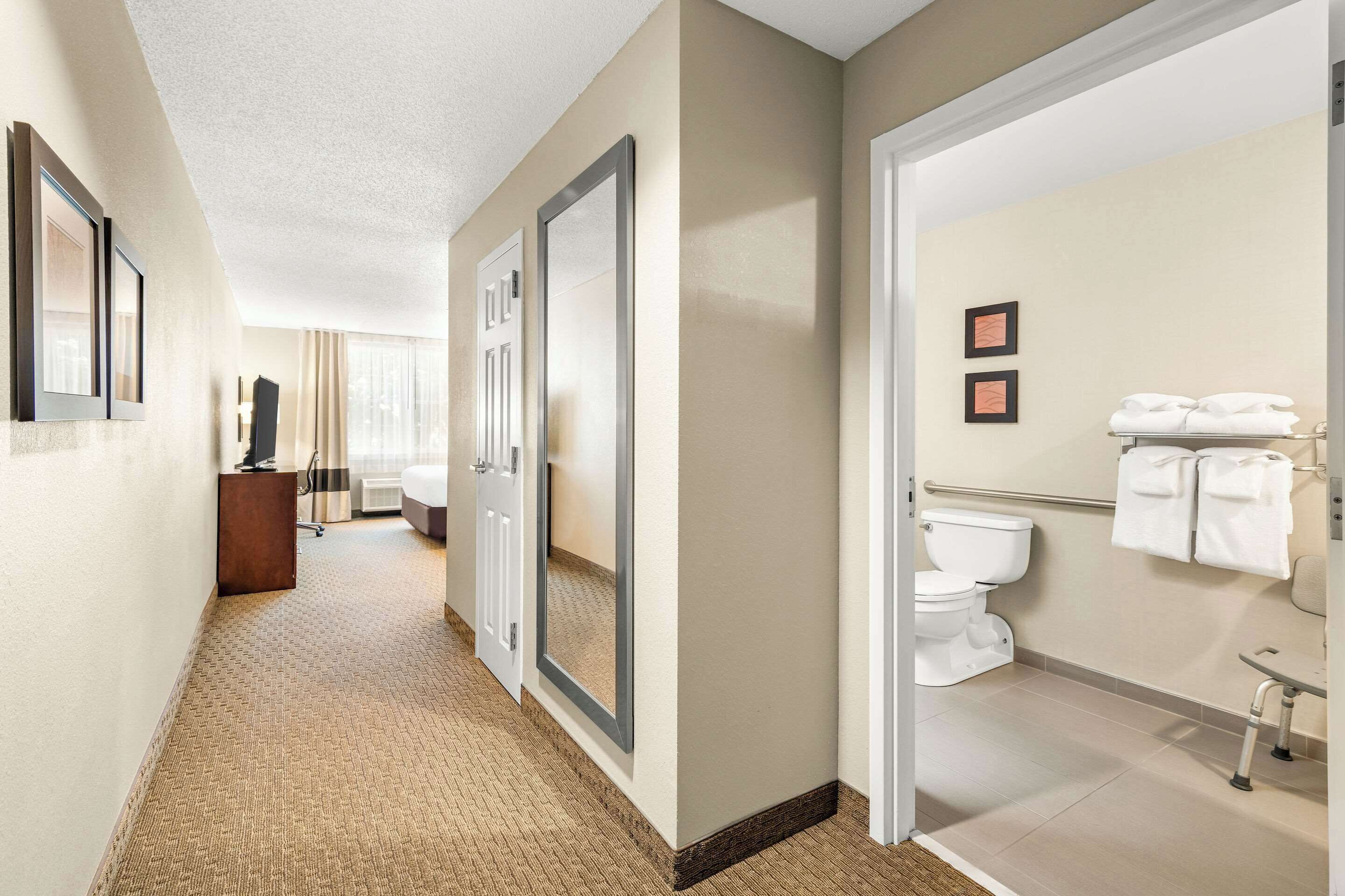 premium bedding, in-room safe, desk, iron/ironing board