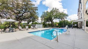 Seasonal outdoor pool