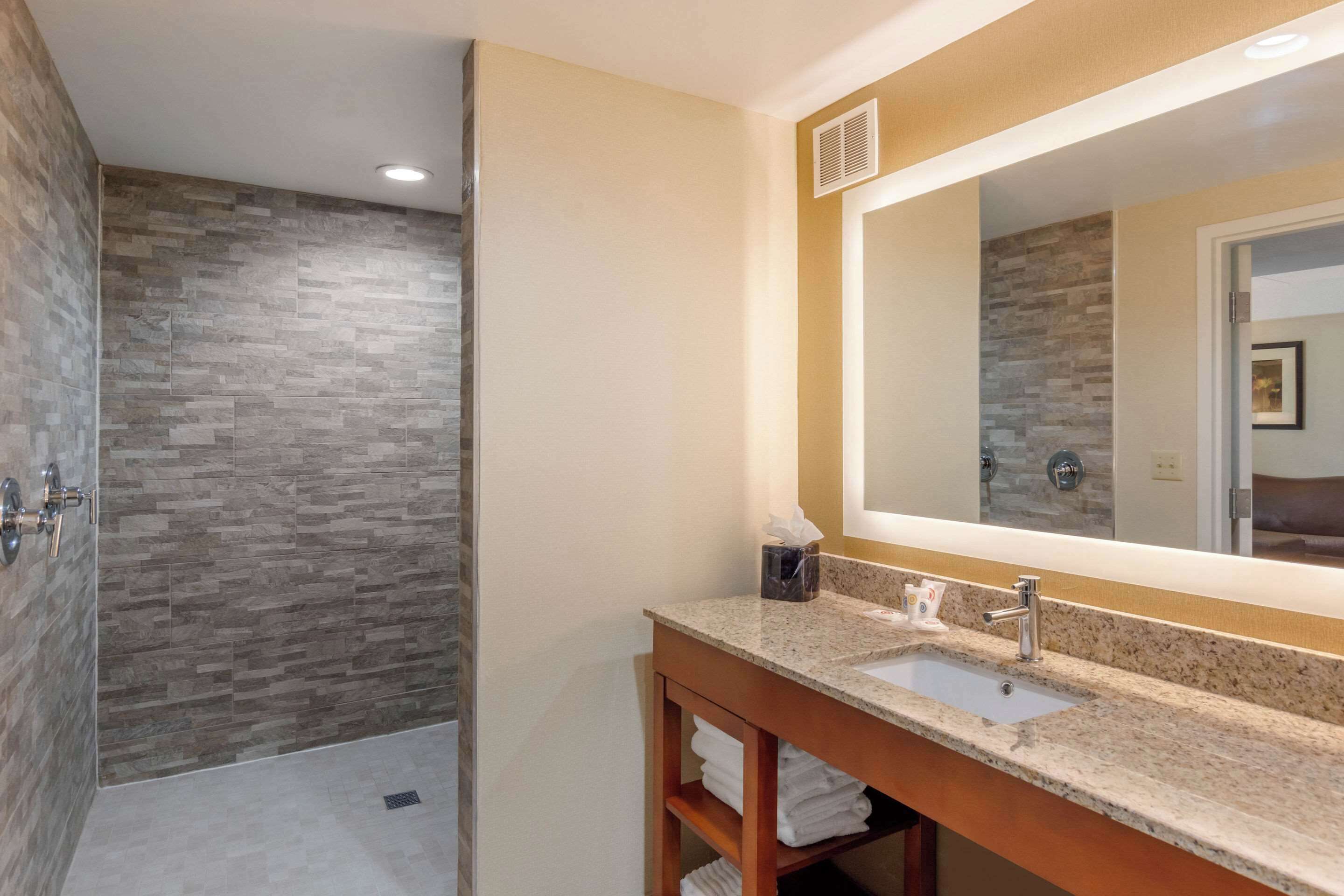 Suite Studio, 1 très grand lit et 1 canapé-lit (Oversize Walk-in Shower) | Coffres-forts dans les chambres, bureau
