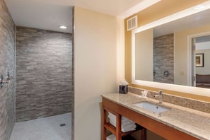 Studio Suite, 1 King Bed with Sofa bed (Oversize Walk-in Shower) | In-room safe, desk, laptop workspace, iron/ironing board - Comfort Suites South Park (Colonial Heights)