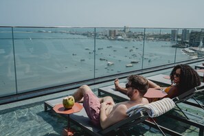 Rooftop pool