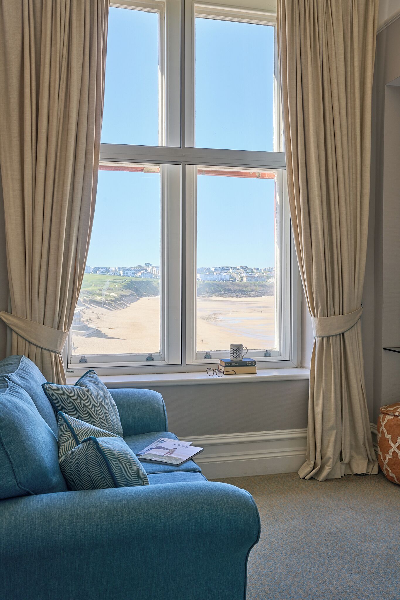 Suite, Beach View (Fistral) | Living area | Flat-screen TV