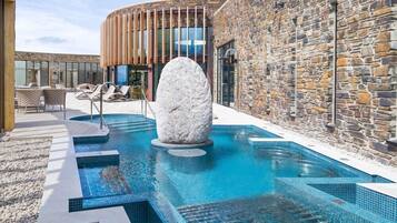 7 indoor pools, outdoor pool, open 8:00 AM to 9:00 PM, pool umbrellas