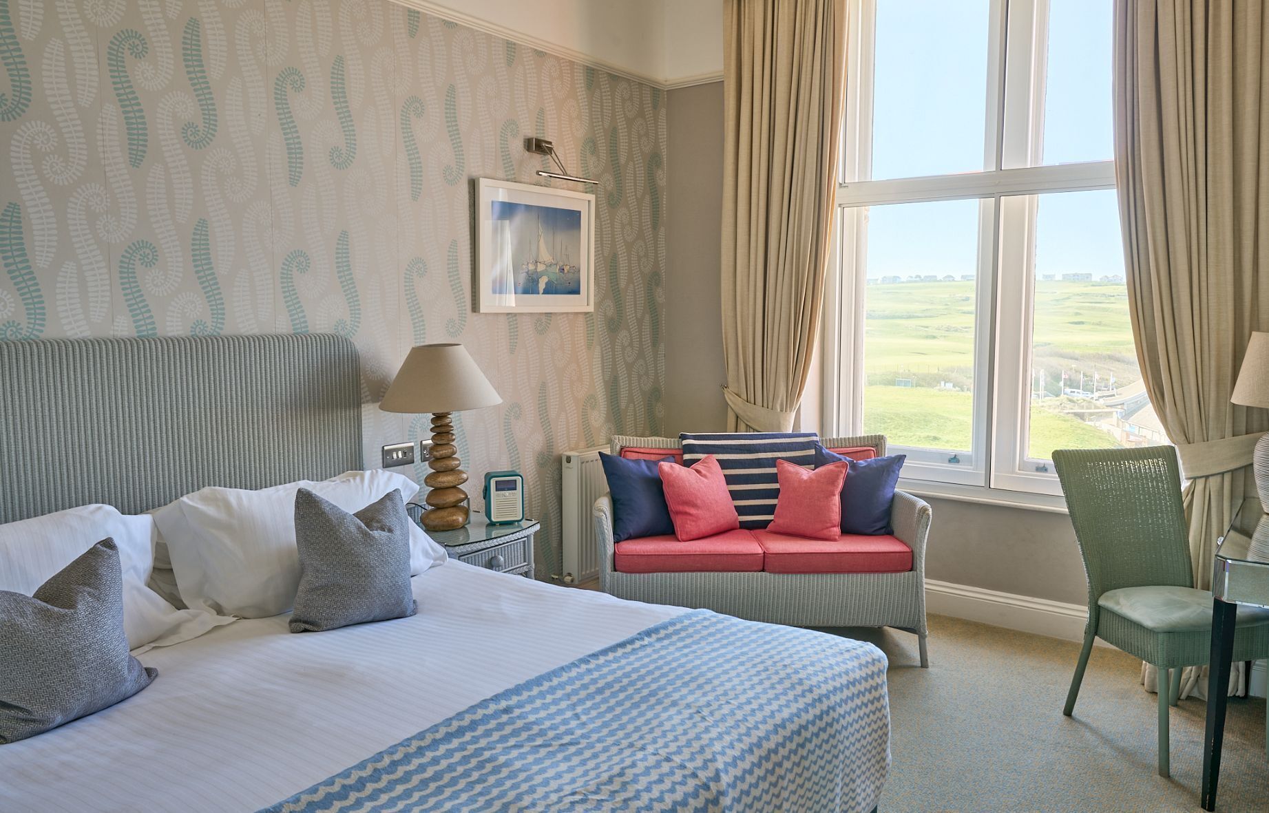 Room, 1 Double Bed, Beach View (Fistral) | Premium bedding, in-room safe, WiFi