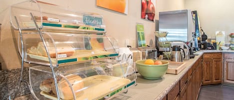 Free daily buffet breakfast