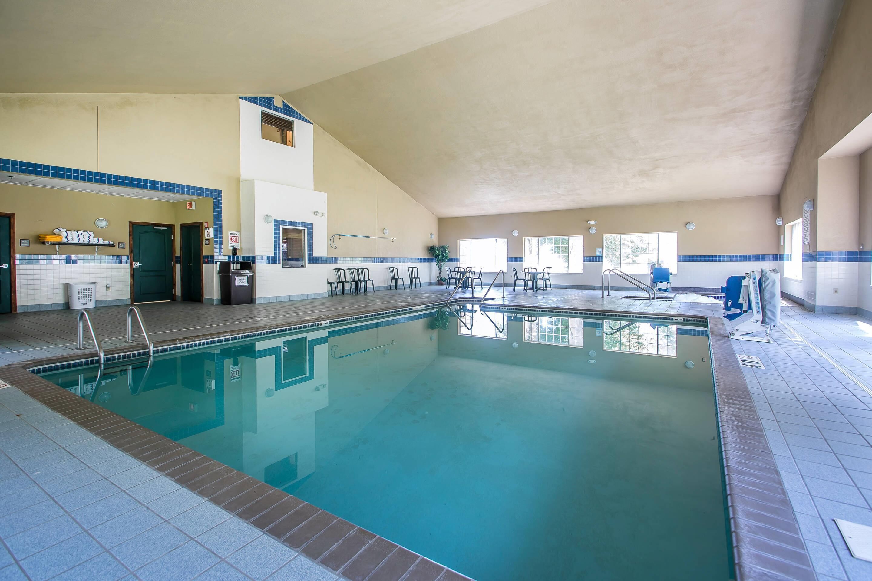 Una piscina techada
