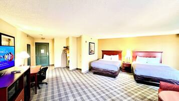 Room, 2 Queen Beds, Non Smoking | Desk, iron/ironing board, cribs/infant beds, rollaway beds