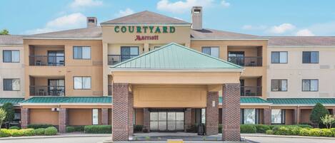 Blick von der Unterkunft