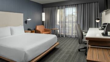 Premium bedding, pillowtop beds, in-room safe, desk