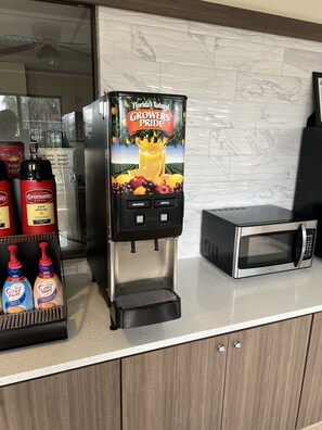Free daily on-the-go breakfast