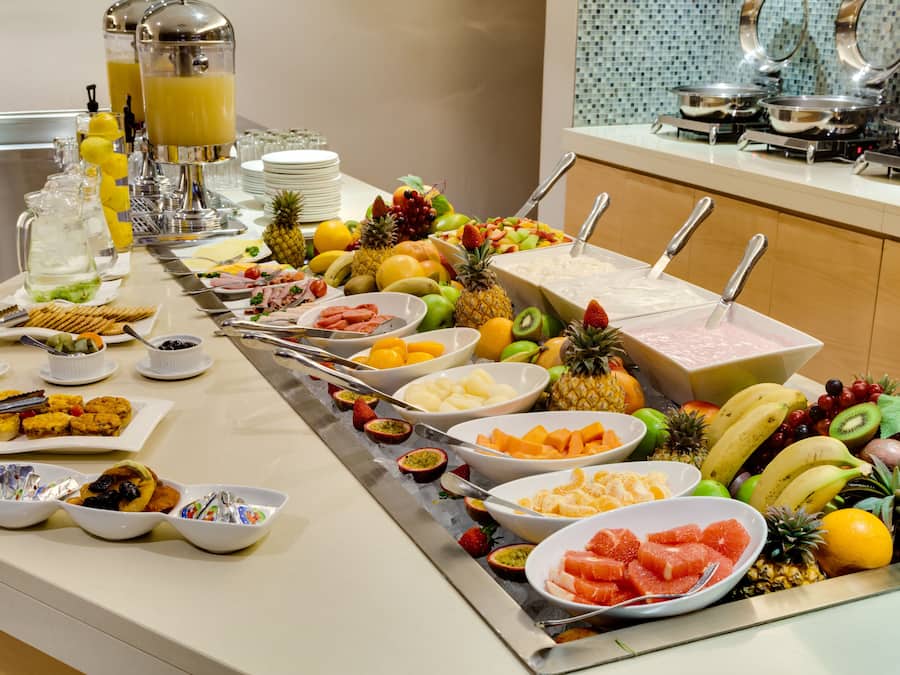 每日付費供應吃到飽早餐